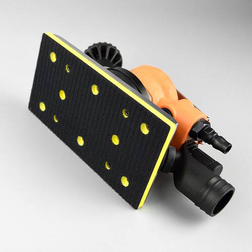 台湾BOOXT直供AT-7019BV四方震动精密砂纸打磨机气动吸尘抛光平面