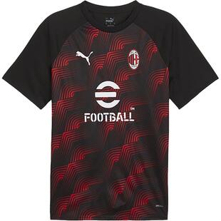 Puma/彪马正品AC米兰足球赛前热身男士运动短袖T恤774024-01