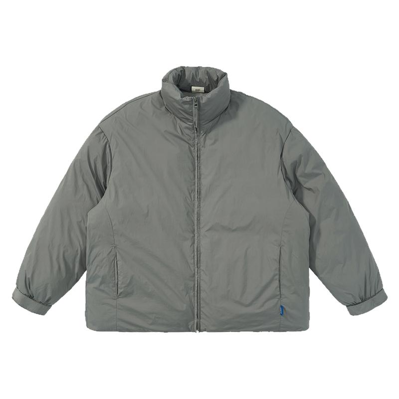 秋冬保暖纯色防泼水棉服棉衣外套