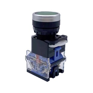 上海港博按钮开关LA38 LA239A-11NB自复自锁圆平钮点动启停LA239M