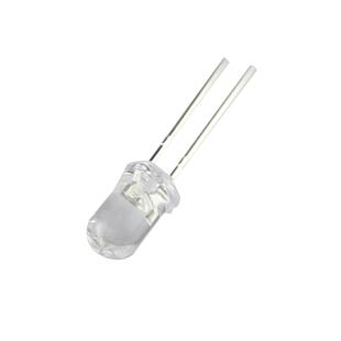 5mm发光二极管台湾晶元白光红光蓝绿指示鼠标f5圆头超高亮led灯珠