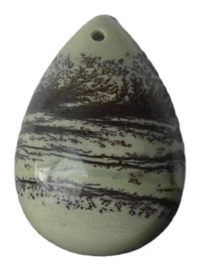 天然象形奇石和田玉伴生矿吊坠