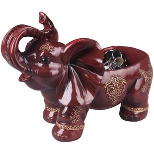 大象北欧轻奢钥匙收纳摆件玄关入户门家居客厅鞋柜装创意乔迁新家