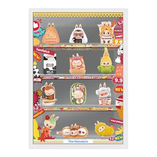 KGBOX 泡泡玛特LABUBU THE MONSTERS怪味便利店亚克力相框展示盒