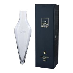 Rona手工白葡萄酒醒酒器水晶玻璃奢华葡萄酒酒杯锥形冰酒分酒器