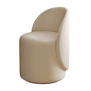 化妆凳旋转梳妆台专用凳子女生卧室轻奢高级感美甲椅子衣帽间圆凳