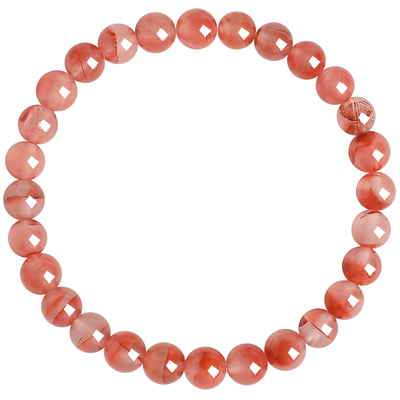 普陀山招财天然保山冰飘南红手串