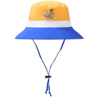 汪汪队儿童渔夫帽男童防晒帽夏季女童防紫外线太阳帽子宝宝遮阳帽