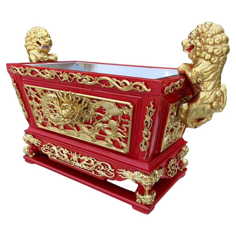 马槽炉四方玄关摆件佛堂大香炉