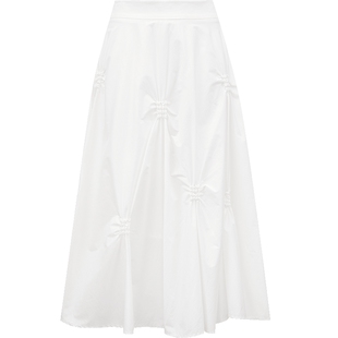 ONLY2026春季新款百搭休闲高腰A字伞裙短款半身裙女|126116040