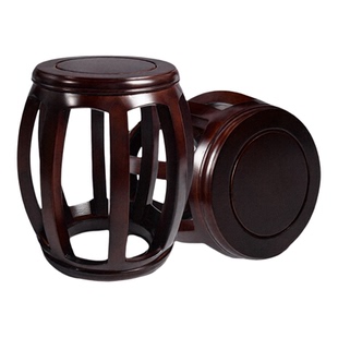 古筝凳子中式实木鼓凳成人儿童古筝专用琴凳单人专业弹琴古典圆凳