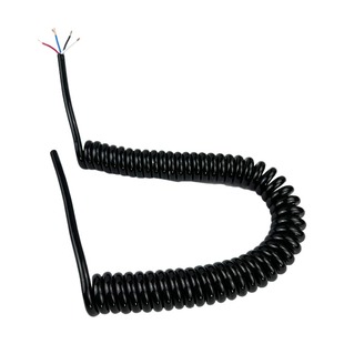 高弹性PU弹簧线4芯0.5平方0.2/0.30.75平方纯铜螺旋伸缩线电源线