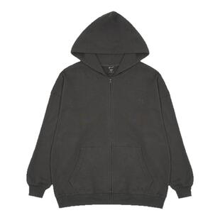 梓渝同款外套对面duimian连帽卫衣2025新款灰色宽松开衫纯棉长袖