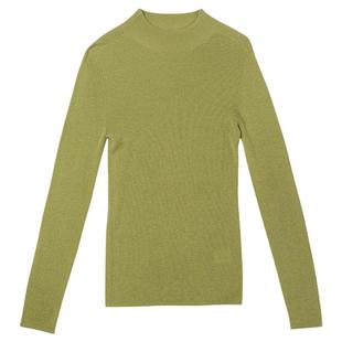 HONRN/红人秋季新款修身长袖半高领羊毛衣针织衫上衣女HI39OM003