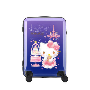 麦斯卡HelloKitty儿童拉杆箱女孩可爱卡通20寸旅行箱学生行李箱