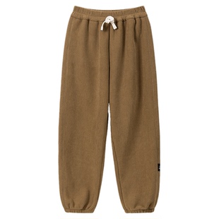 男童裤子儿童加厚童装加绒冬装休闲裤冬季中大童卫裤冬天男孩长裤