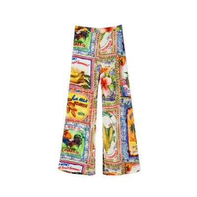 Desigual【明星同款】【Stella Jean设计师】印花夏季休闲长裤女