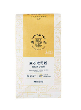 顶焙麦芯吐司粉2.5kg高筋面粉
