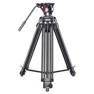 miliboo米泊铁塔mtt601a专业摄像机三脚架相机摄影视频拍摄会议支架单反俯拍横杆液压阻尼云台三脚架竖拍滑轨