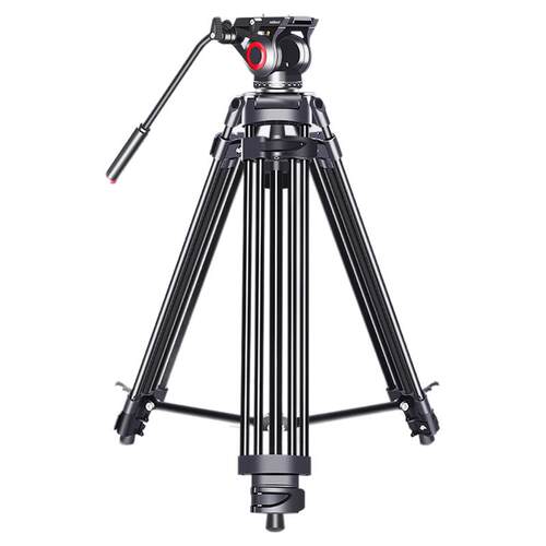 miliboo米泊铁塔mtt601a专业摄像机三脚架相机摄影视频拍摄会议支架单反俯拍横杆液压阻尼云台三脚架竖拍滑轨