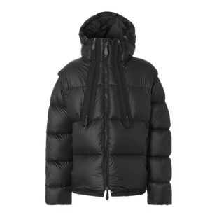 潮牌冬季新款连帽短款羽绒服男士加厚保暖可拆卸蓬松面包羽绒外套