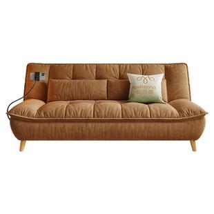 帕沙曼云朵沙发床小户型客厅原木风折叠两用沙发单人可拆洗简约