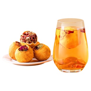 一整颗金桔柠檬水果茶葡萄陈皮茉莉花组合冷泡茶茶包独立小包装袋