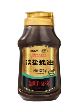 林小生淡盐减盐蚝油400g无防腐剂