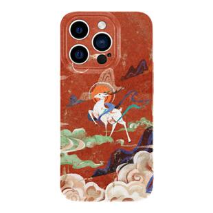 驯鹿适用苹果16promax手机壳magsafe磁吸iphone15保护套13mini敦煌风14艺术12小众高级感xsmax菲林11华为p70