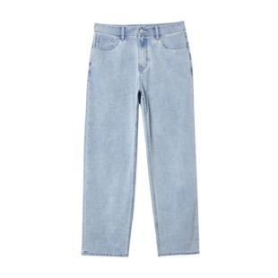 绫致杰克琼斯男装春牛仔裤YKK拉链水洗舒适凉感宽松阔型微弹裤子