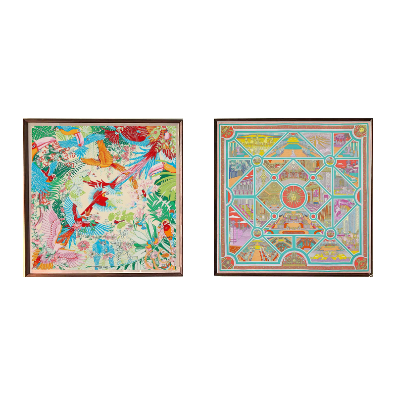 高级感中古奶油风室内组合装饰画