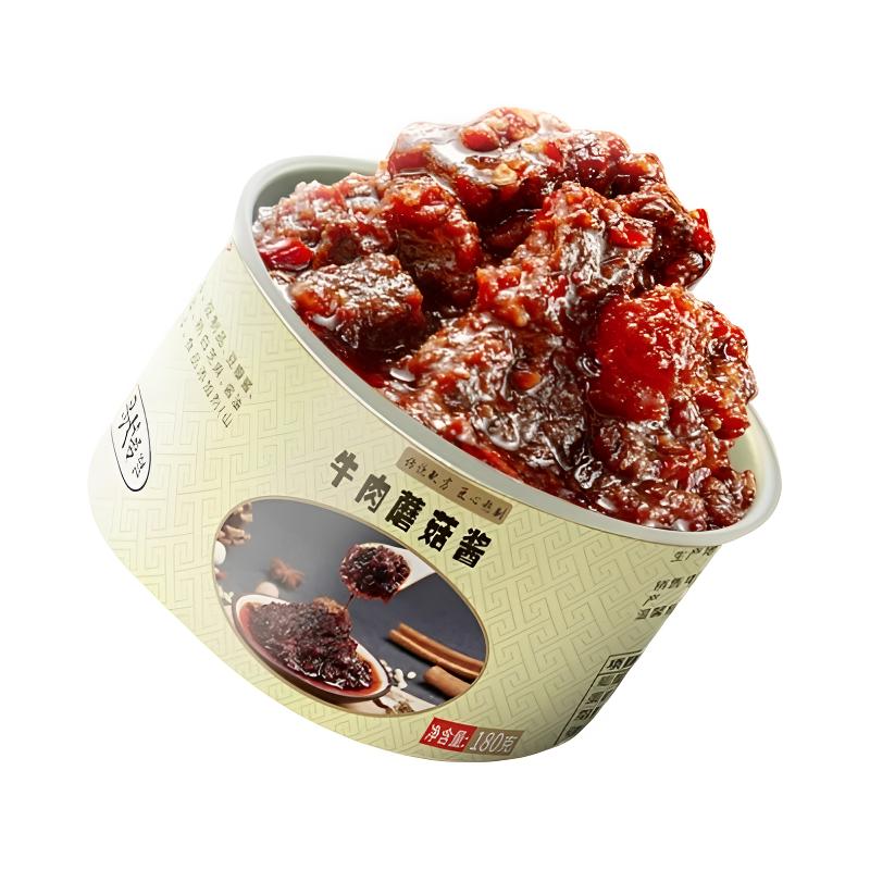 内蒙古特产香辣牛肉蘑菇酱拌饭酱