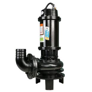 双刀切割式污水泵抽粪泥浆养殖场化粪池大功率380v三相潜水排污泵