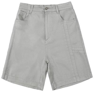 谜底短裤女2025夏新品百搭日常莱赛尔丝滑合身牛仔短裤252MK0687