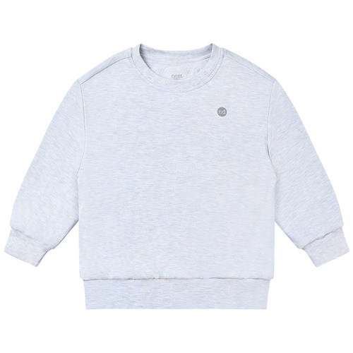 Nest Designs儿童卫衣男女童羊毛桑蚕丝衣服宝宝春秋上衣家居服