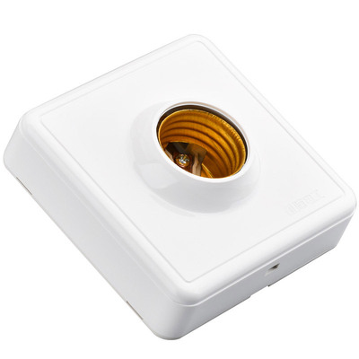 国际电工明装E27螺口墙壁插座