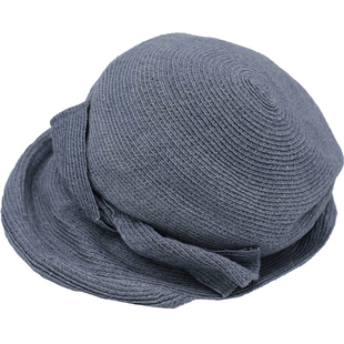 Lion~玫瑰色的你 台湾chao细亚麻辫复古bb帽草帽盆帽遮阳帽春夏女