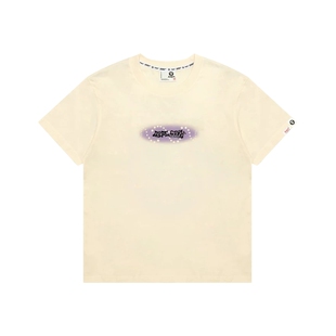 Aape旗舰店女装春夏果冻质感字母印花五角星猿人头短袖T恤1916XXQ