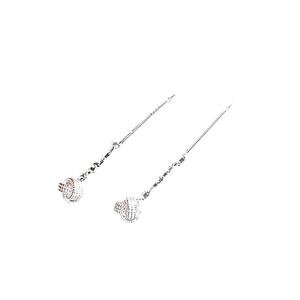 如意结流苏耳线女生短款小众设计简约日常耳钉2024爆款高级感百搭