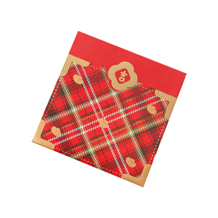 2026新年红包小号春节通用格子利是封个性创意新款蝴蝶结红包袋