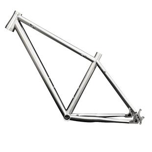 钛途TiTo钛合金山地车架41.8-52锥形头管下直管一体尾勾自行车架