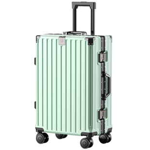 加厚旅行箱行李箱铝框20寸拉杆箱万向轮24女男学生登机密码皮箱子