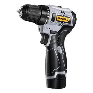 得力无刷手电钻电动螺丝刀家用小型手枪钻锂电充电式打孔冲击钻