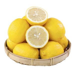 四川新鲜黄柠檬9斤鲜果安商用榨汁批发岳水果奶茶店专大果非无籽