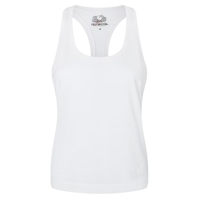 羊毛工字背运动背心女