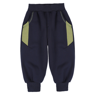 棉裤男童冬儿童加厚裤子男孩冬季一条过冬保暖运动裤三层夹棉卫裤