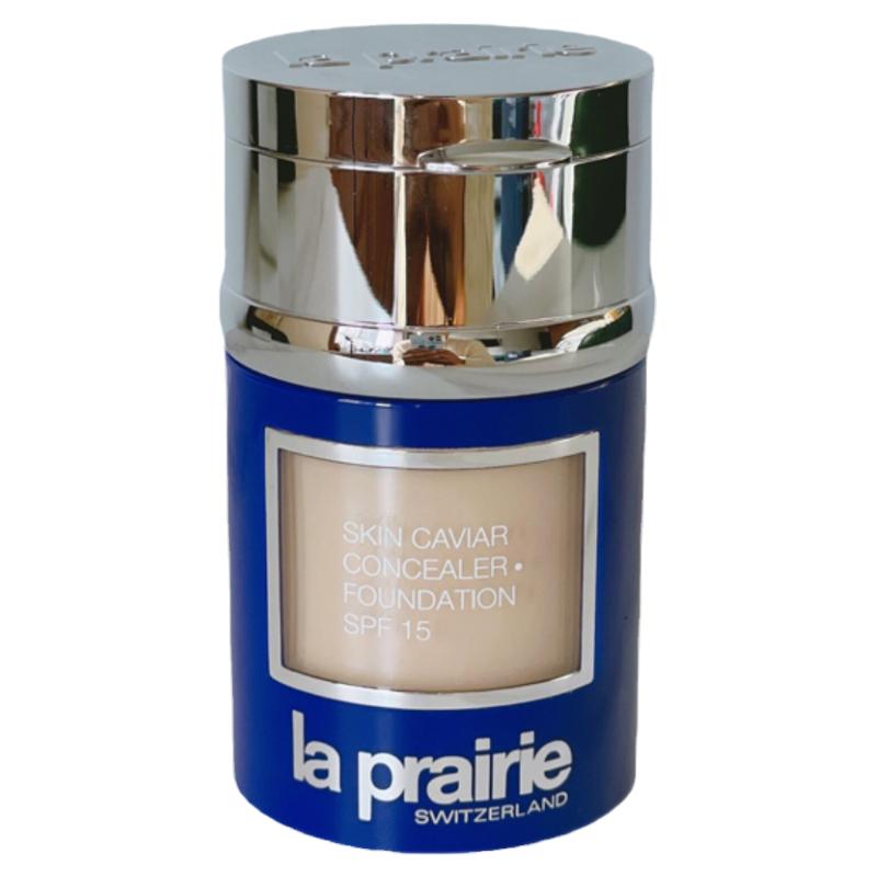 瑞士la prairie莱珀妮/莱伯妮鱼子精华粉底液SPF15遮瑕膏30ml+2g