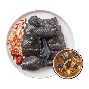 温氏原切乌鸡块500g半只免切乌骨鸡块冷冻生鲜鸡肉煲汤方便食材