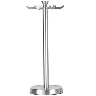 德国plazotta厨房旋转置物架锅铲勺子挂架立式304不锈钢架子挂钩