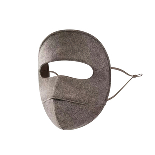 韩版100%真丝羊毛桑蚕丝保暖面罩男女冬季防晒防风御寒口罩脸基尼